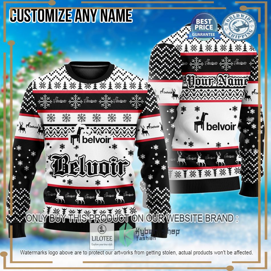 personalized belvoir christmas sweater 1 48783