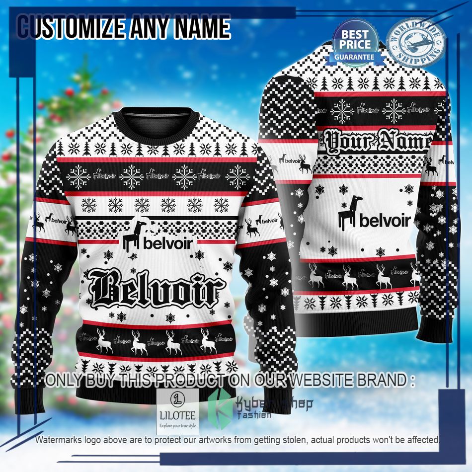 personalized belvoir christmas sweater 1 9579