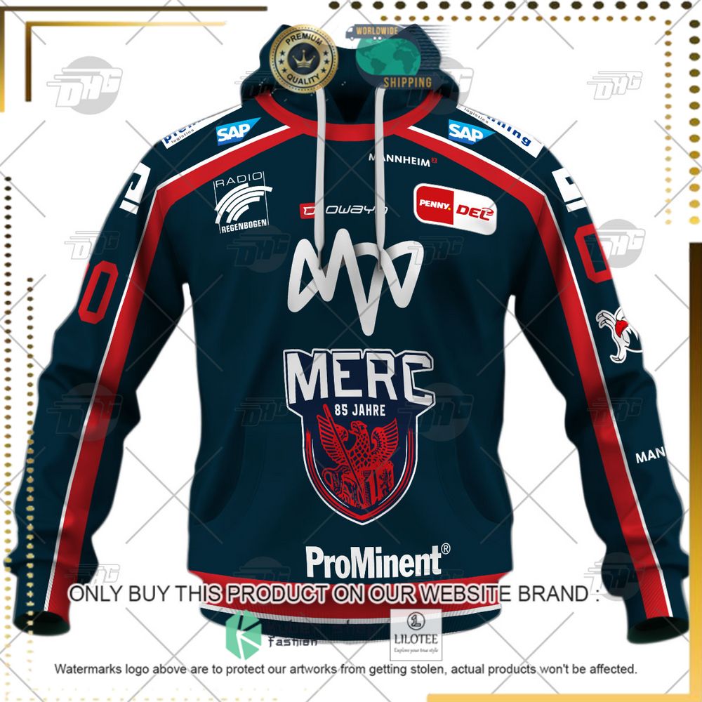 personalized del adler mannheim red navy 3d hoodie shirt 2 7433