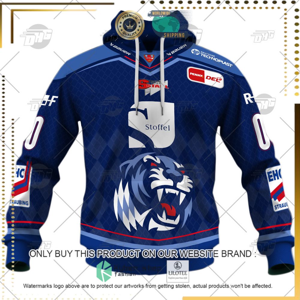 personalized del straubing tigers blue 3d hoodie shirt 2 6751