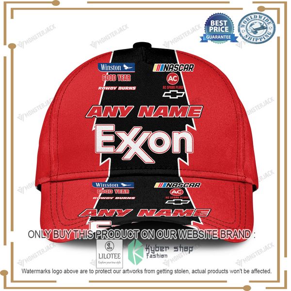 personalized exxon nascar cap 1 87893