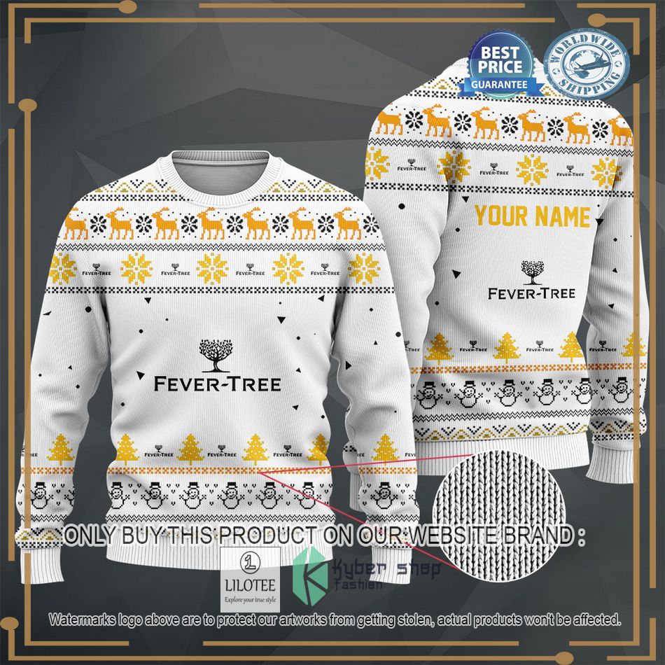 personalized fever tree white sweater hoodie sweater 2 57455