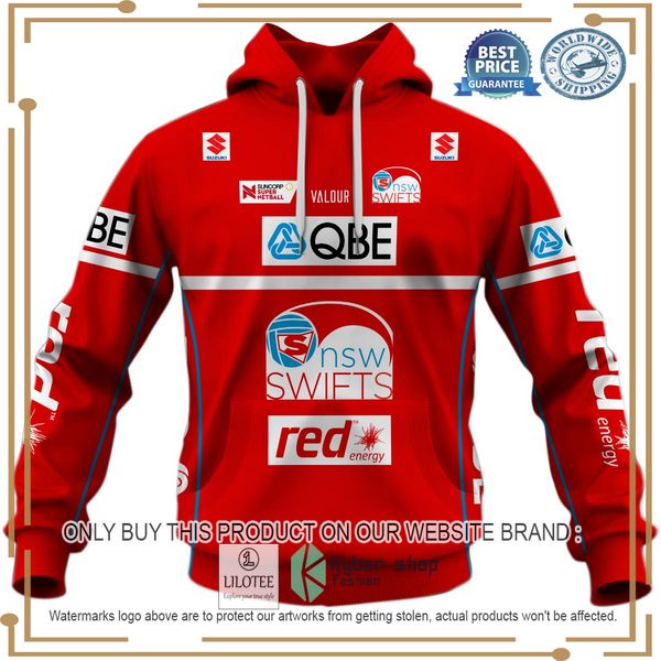 personalized netball new south wales swifts jersey 2022 shirt hoodie 2 21823
