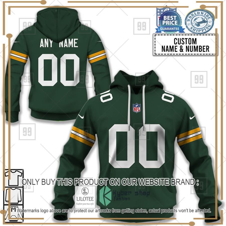 personalized nfl green bay packers home jersey shirt hoodie 1 50835