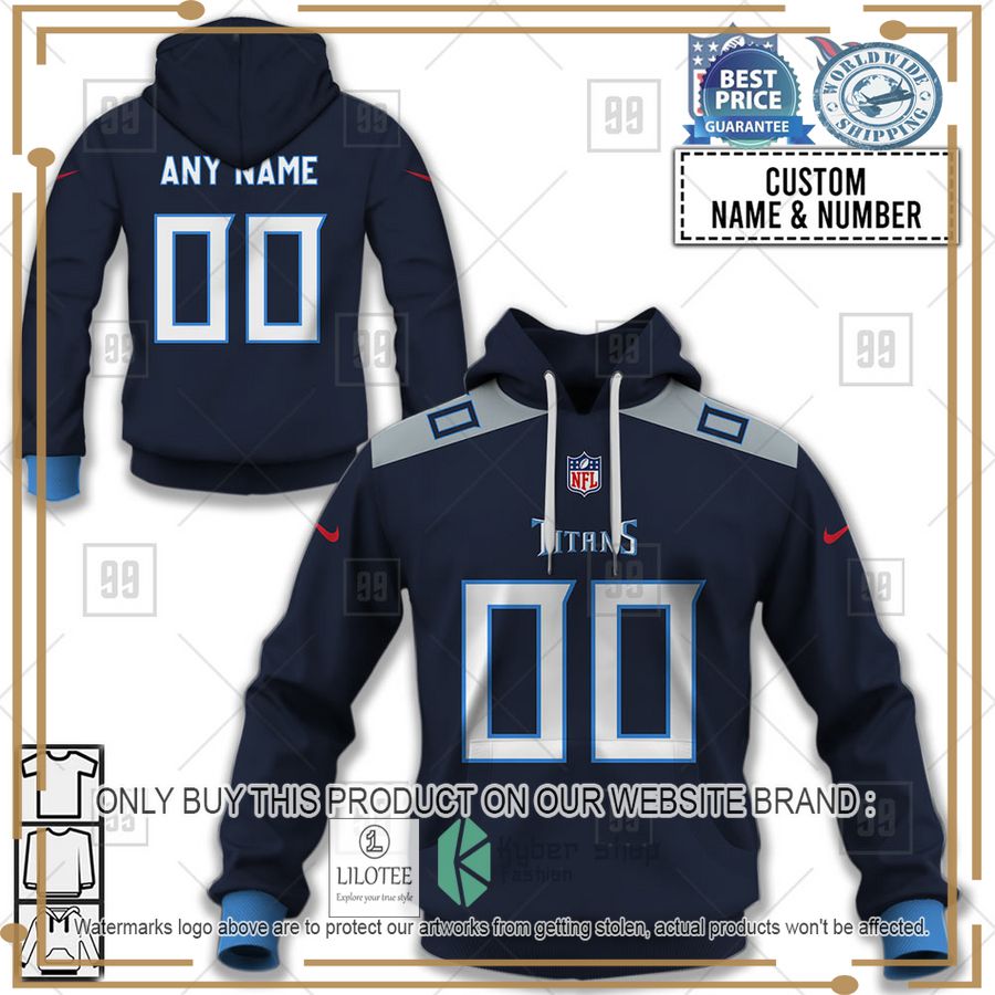 personalized nfl tennessee titans home jersey shirt hoodie 1 24165