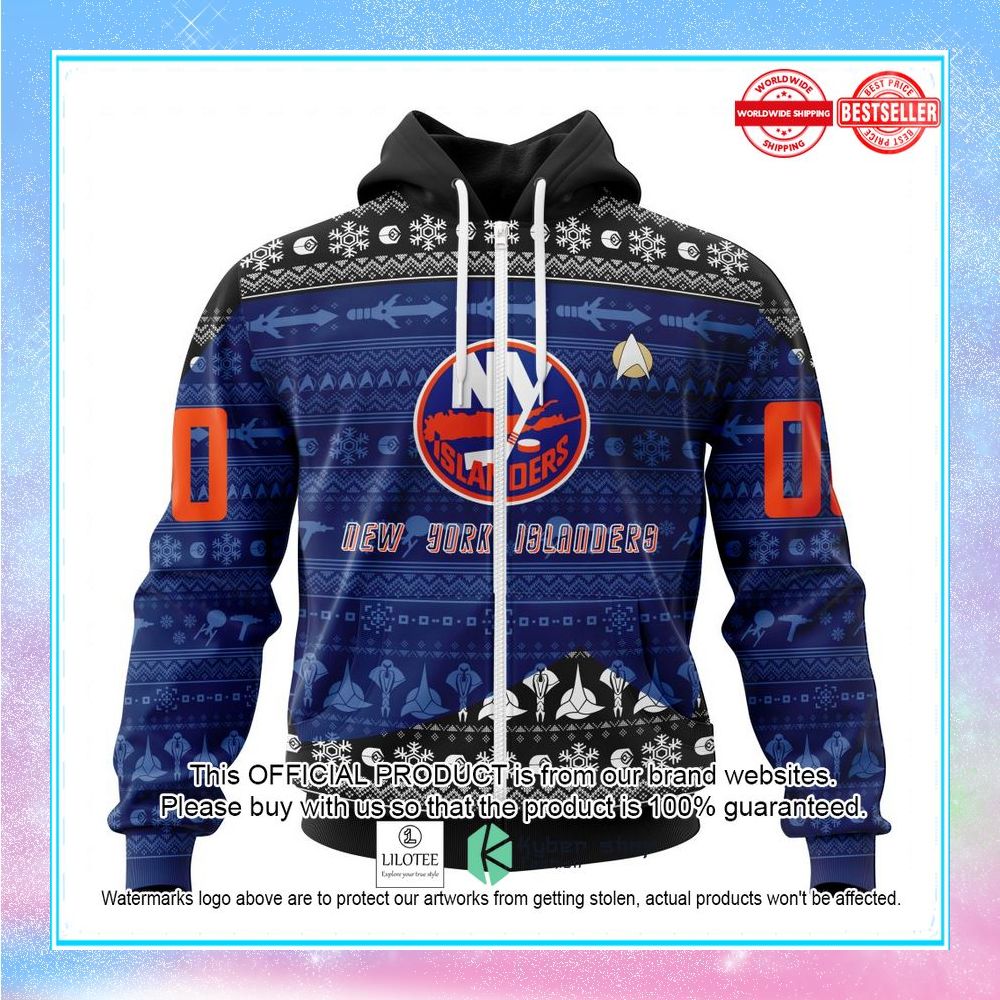 personalized nhl new york islanders star trek shirt hoodie 2 219