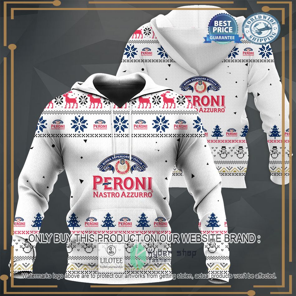 personalized peroni white sweater hoodie sweater 1 70747