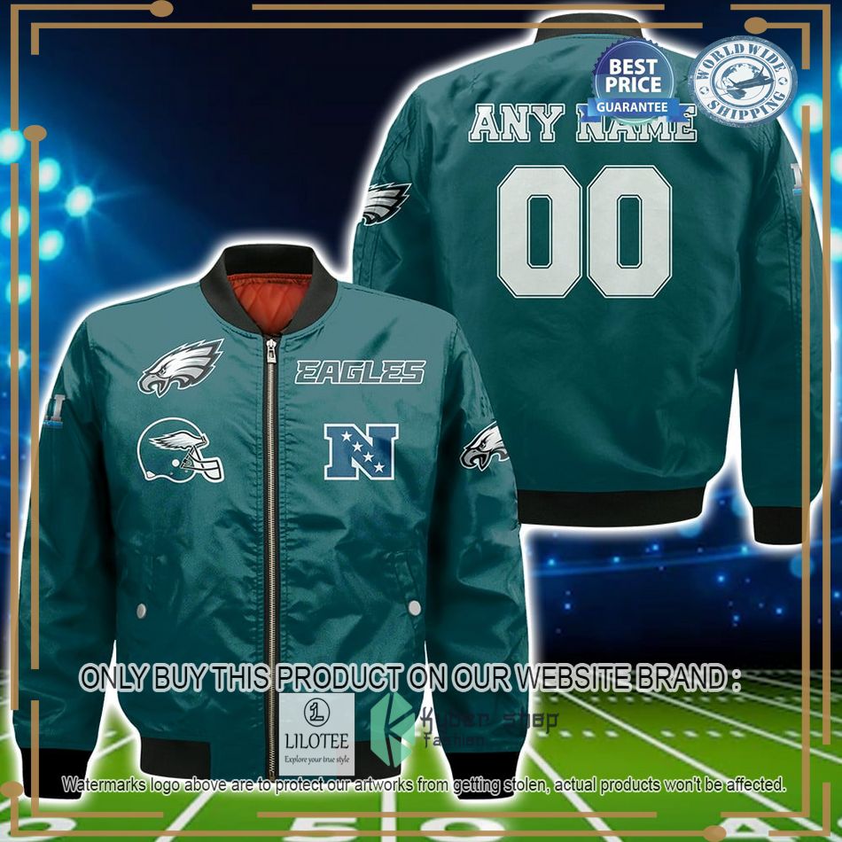 Personalized Philadelphia Eagles NFL Bomber Jacket - LIMITED EDITION 5