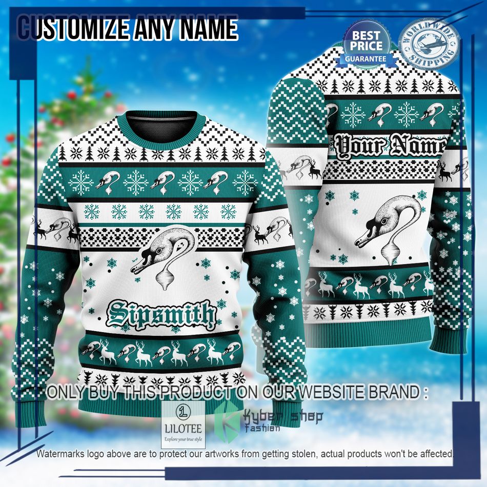 personalized sipsmith christmas sweater 1 43426
