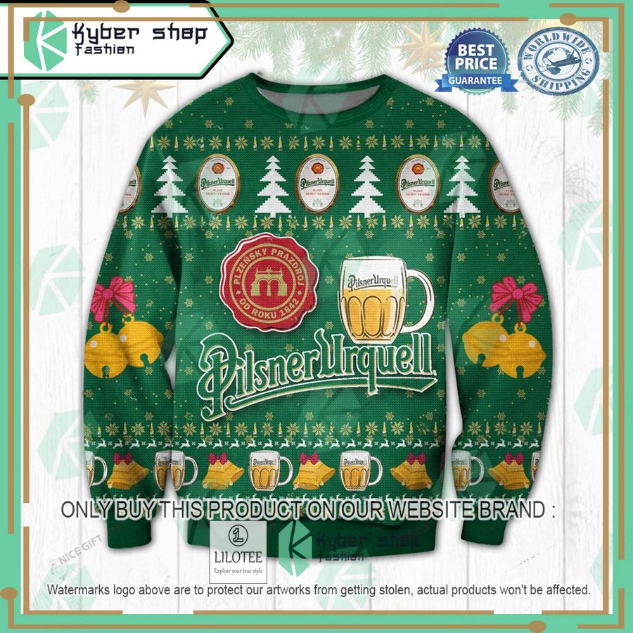 pilsner urquell ugly christmas sweater 1 23691