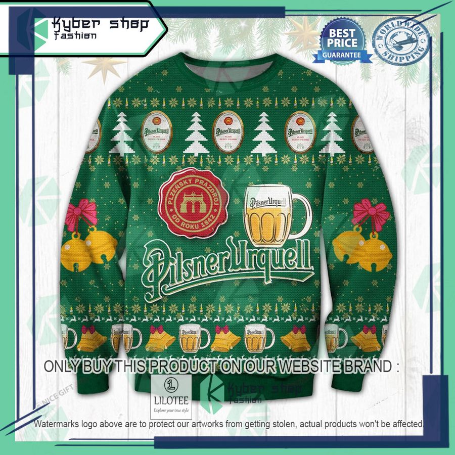 pilsner urquell ugly christmas sweater 1 76401