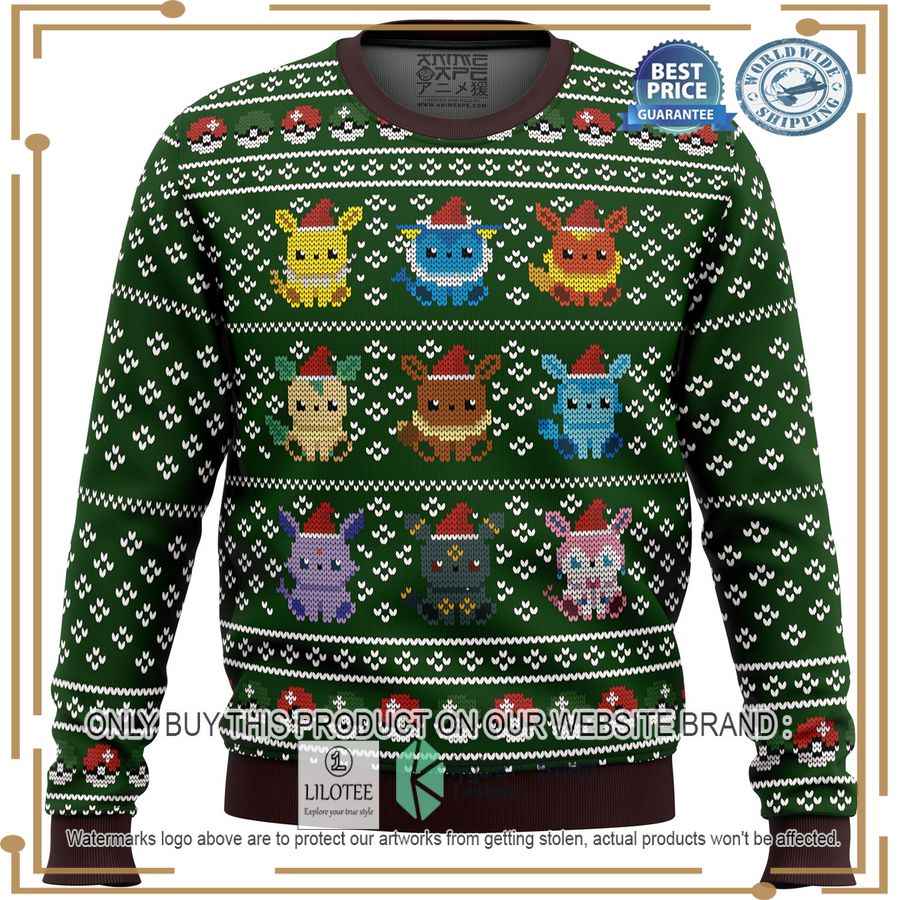 pokemon eevee eeveelutions christmas sweater 1 38211