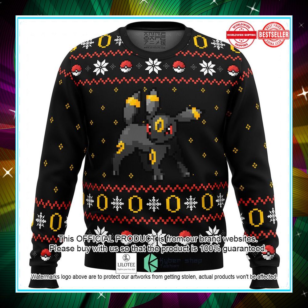 pokemon ring of umbreon ugly sweater 1 364