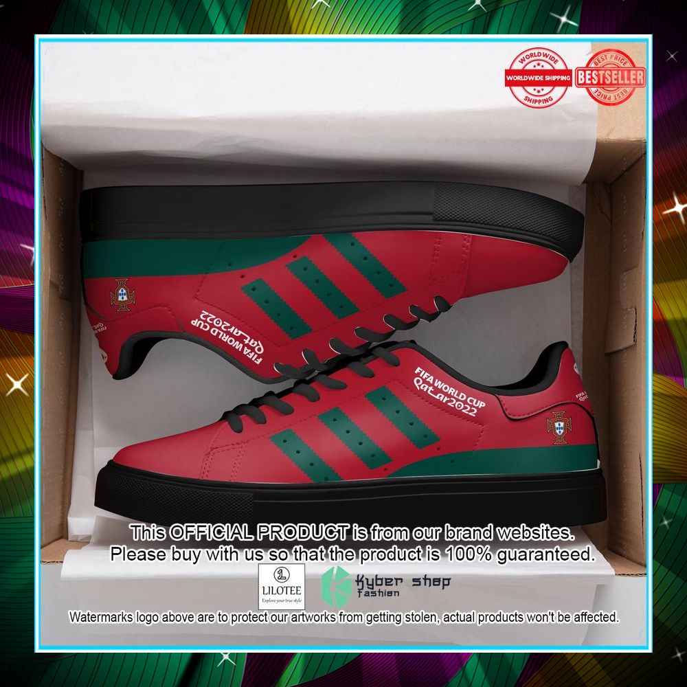 portugal national team lh wc 2022 red stan smith shoes 2 388