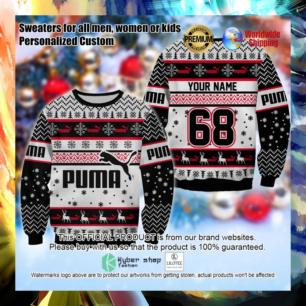 puma personalized christmas sweater 1 47