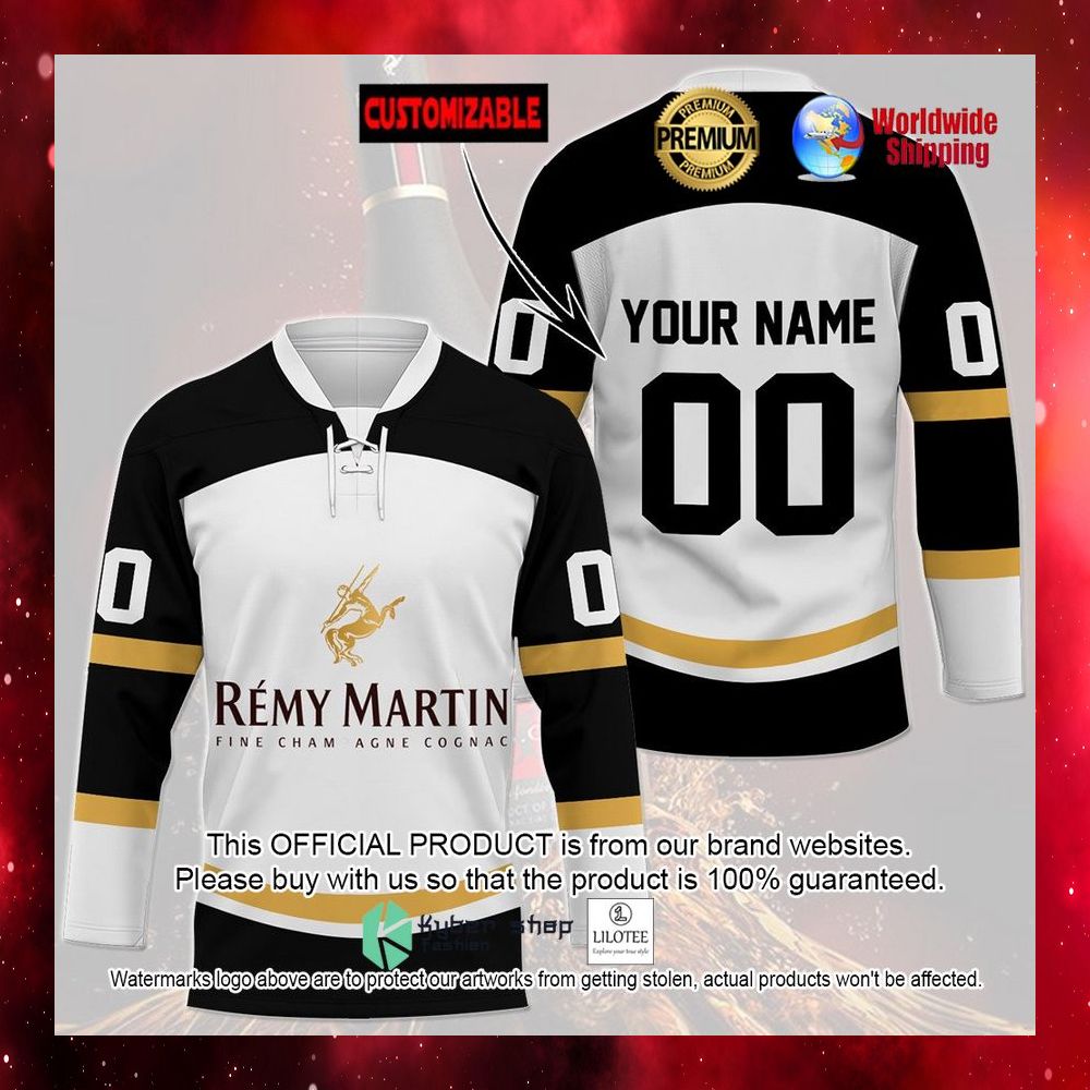 remy martin fine champagne cognac personalized hockey jersey 1 681