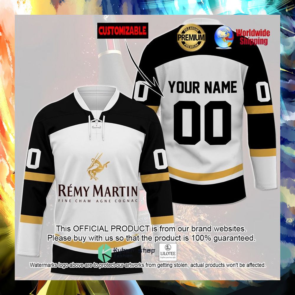 remy martin fine champagne cognac personalized hockey jersey 1 75