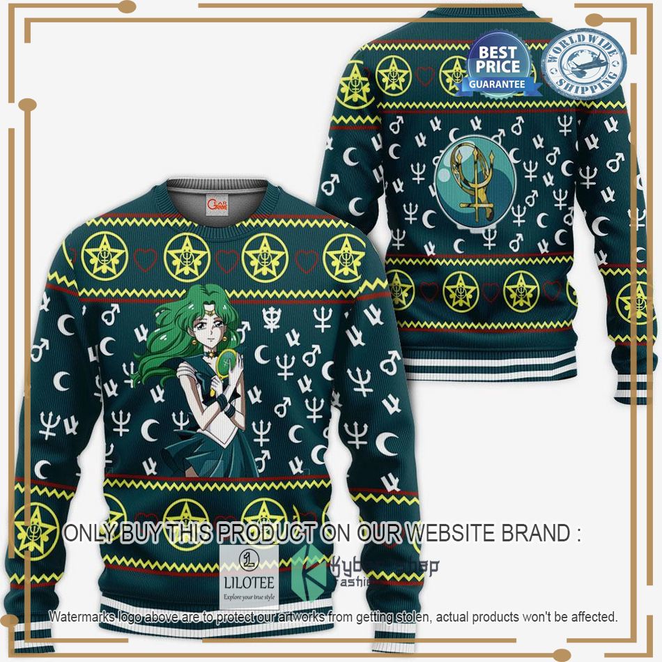 Sailor Neptune Ugly Christmas Sweater 3