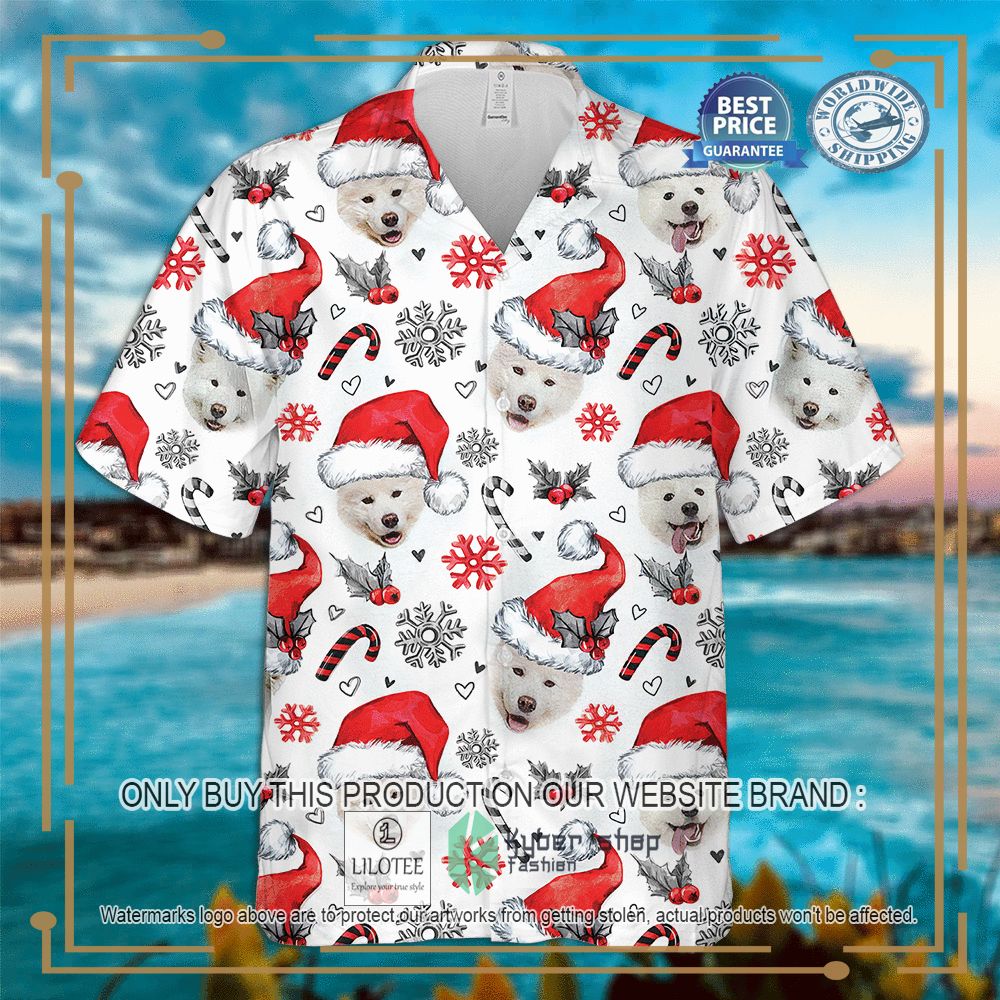 Samoyed Christmas Hawaiian Shirt 4