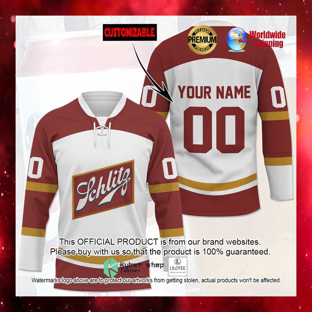 schlitz personalized hockey jersey 1 546