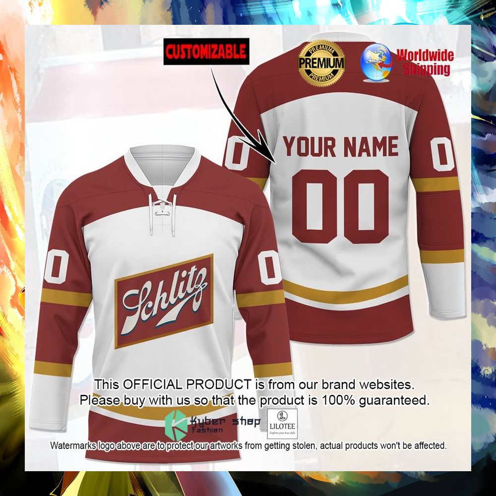schlitz personalized hockey jersey 1 647