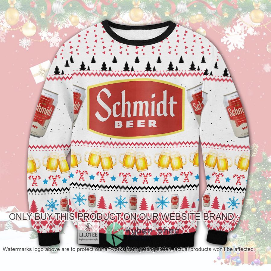 Schmidt Beer Christmas Sweater, Sweatshirt 9