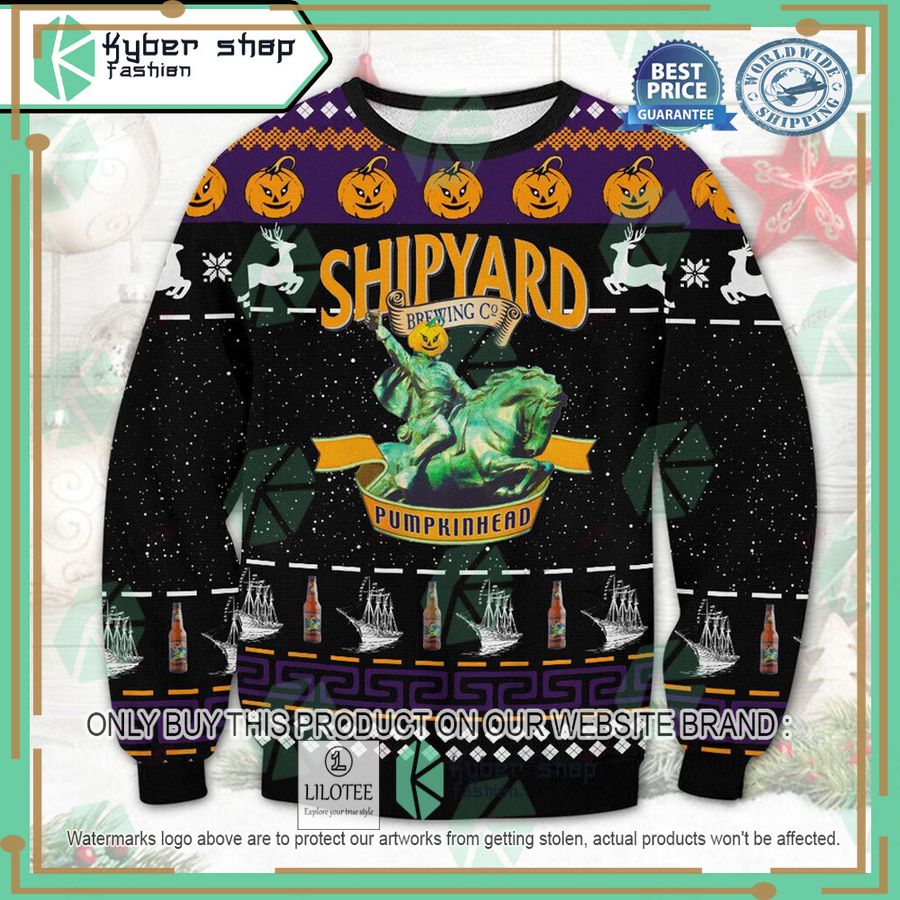 shipyard pumpkinhead ugly christmas sweater 1 95000