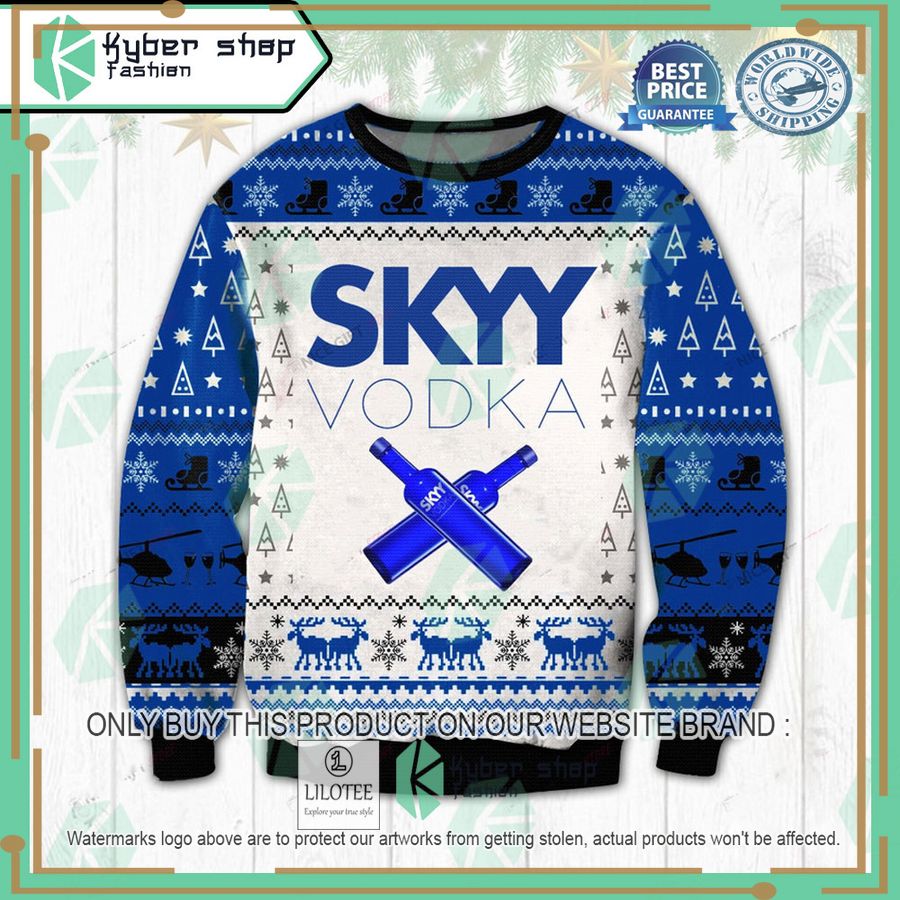 skyy vodka ugly christmas sweater 1 56762