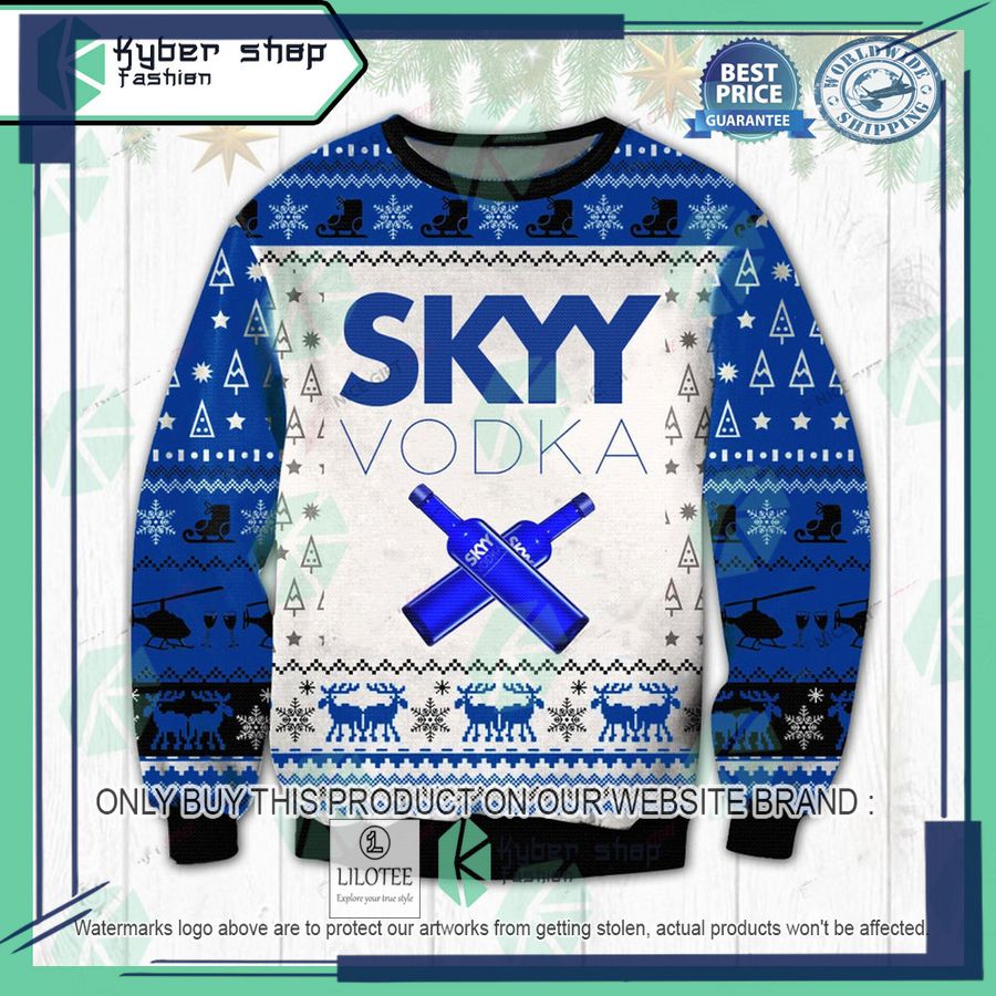 skyy vodka ugly christmas sweater 1 69334