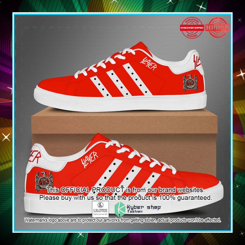 slayer red stan smith shoes 2 520