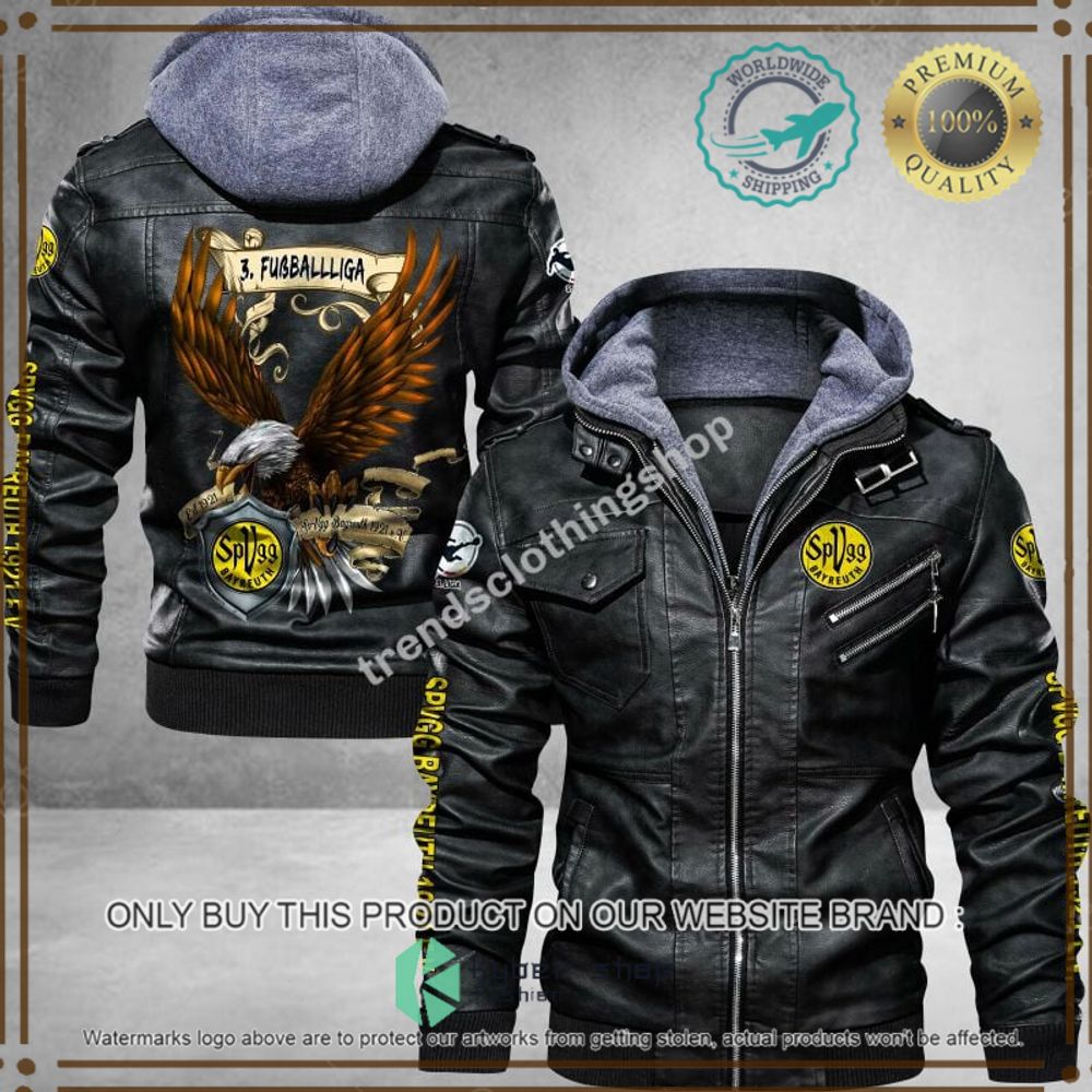 spvgg bayreuth fussball liga eagle leather jacket 1 34730