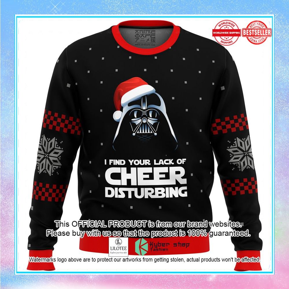 star wars darth vader lack of cheer disturbing sweater 1 611
