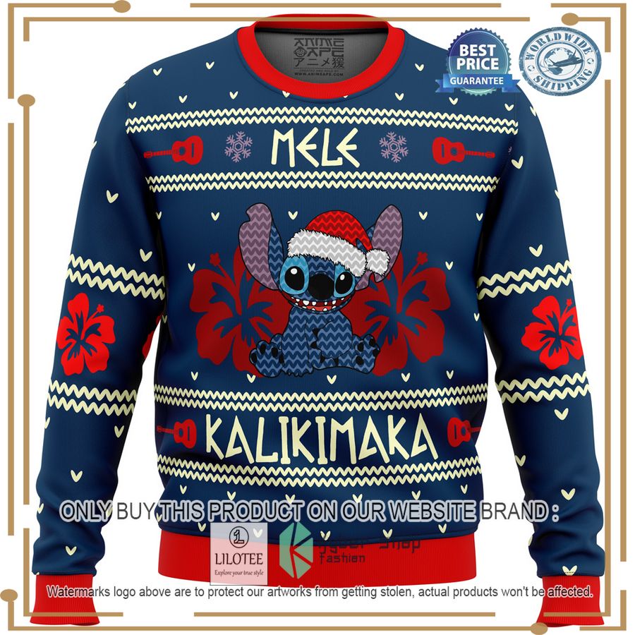 stitch mele kalikimaka christmas sweater 1 31295