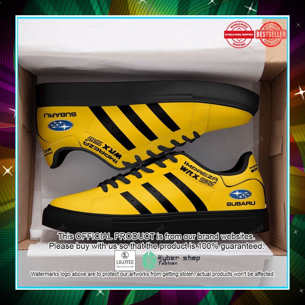 subaru impreza black yellow stan smith shoes 2 380