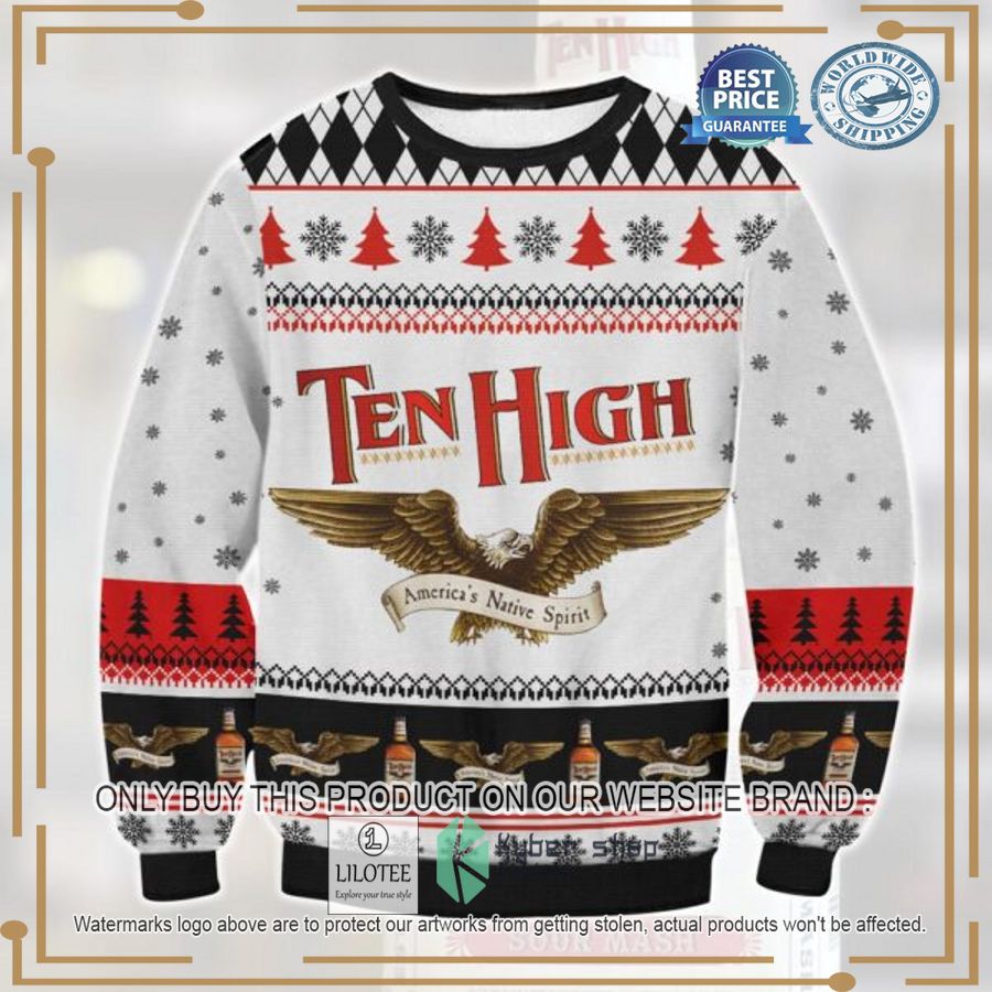 ten high whiskey christmas sweater 1 13747