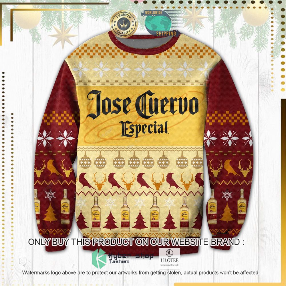tequila jose cuervo knitted christmas sweater 1 1575