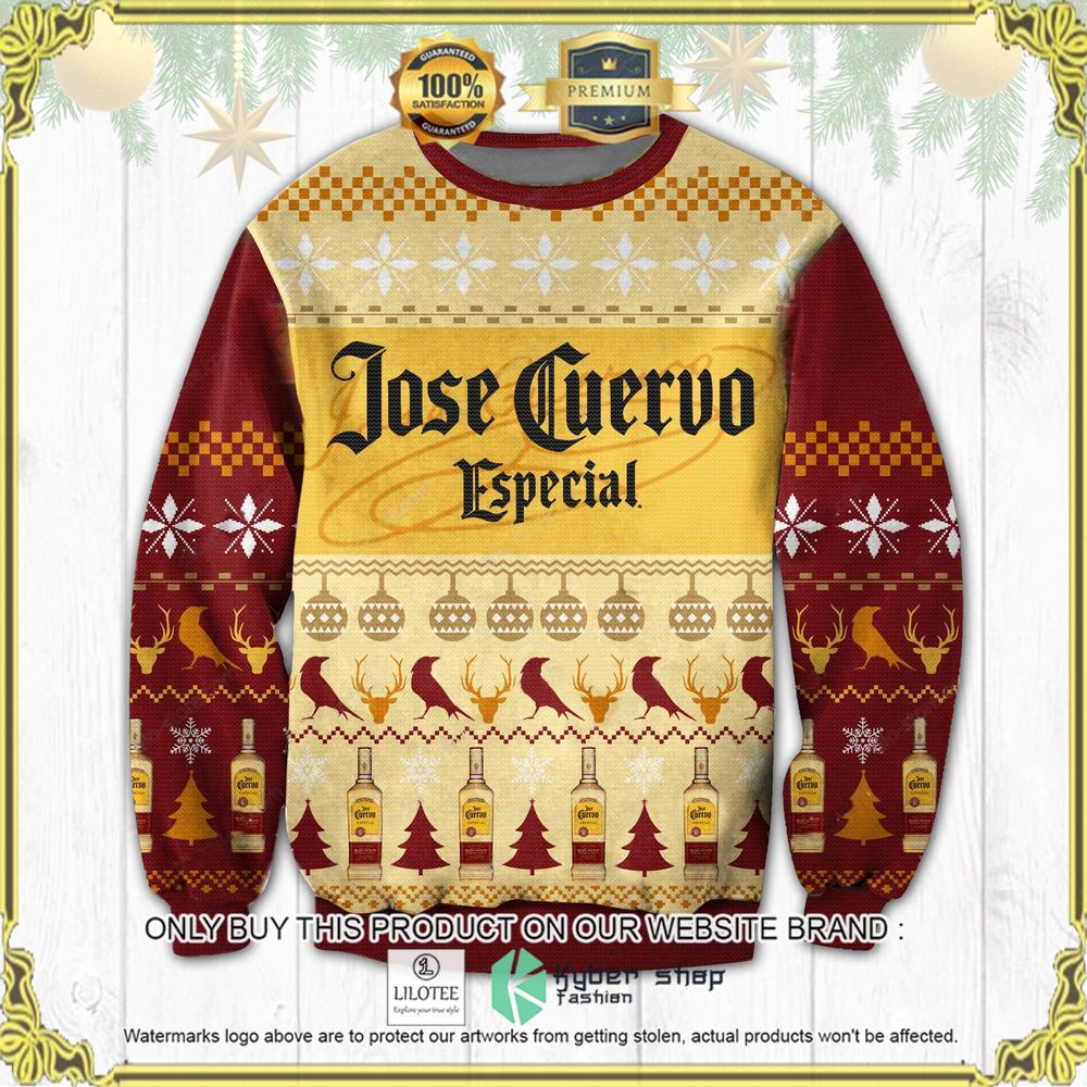 tequila jose cuervo knitted christmas sweater 1 32752