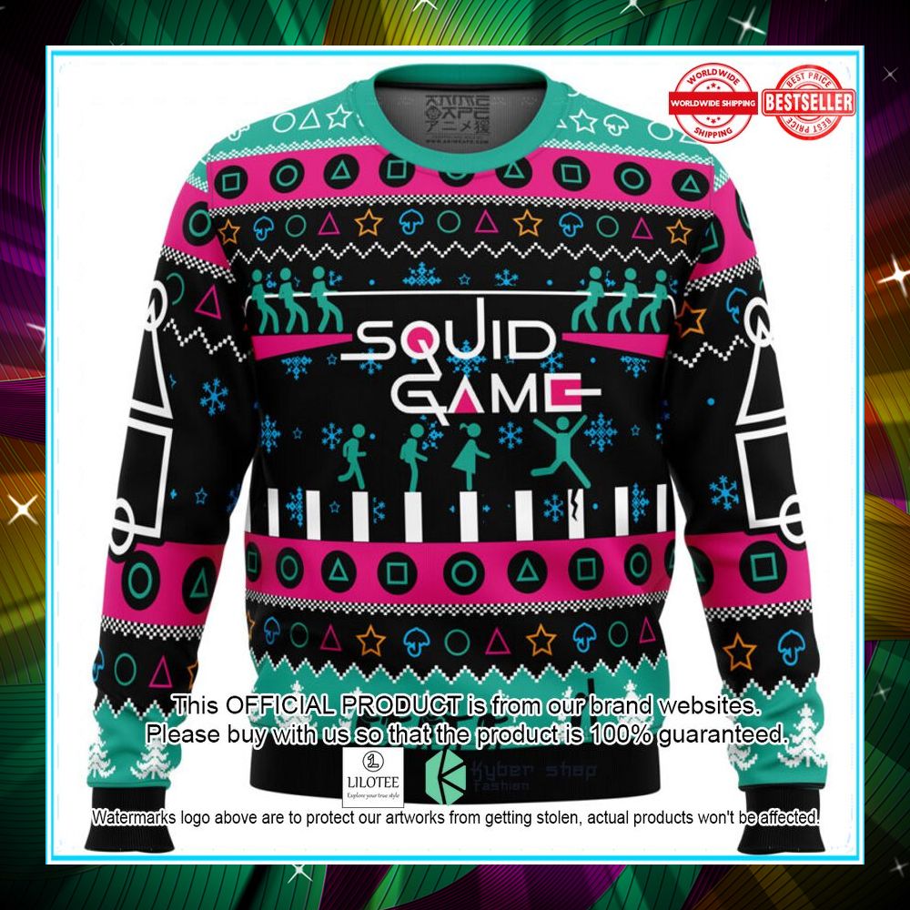 the game is on squid game sweater christmas 1 188