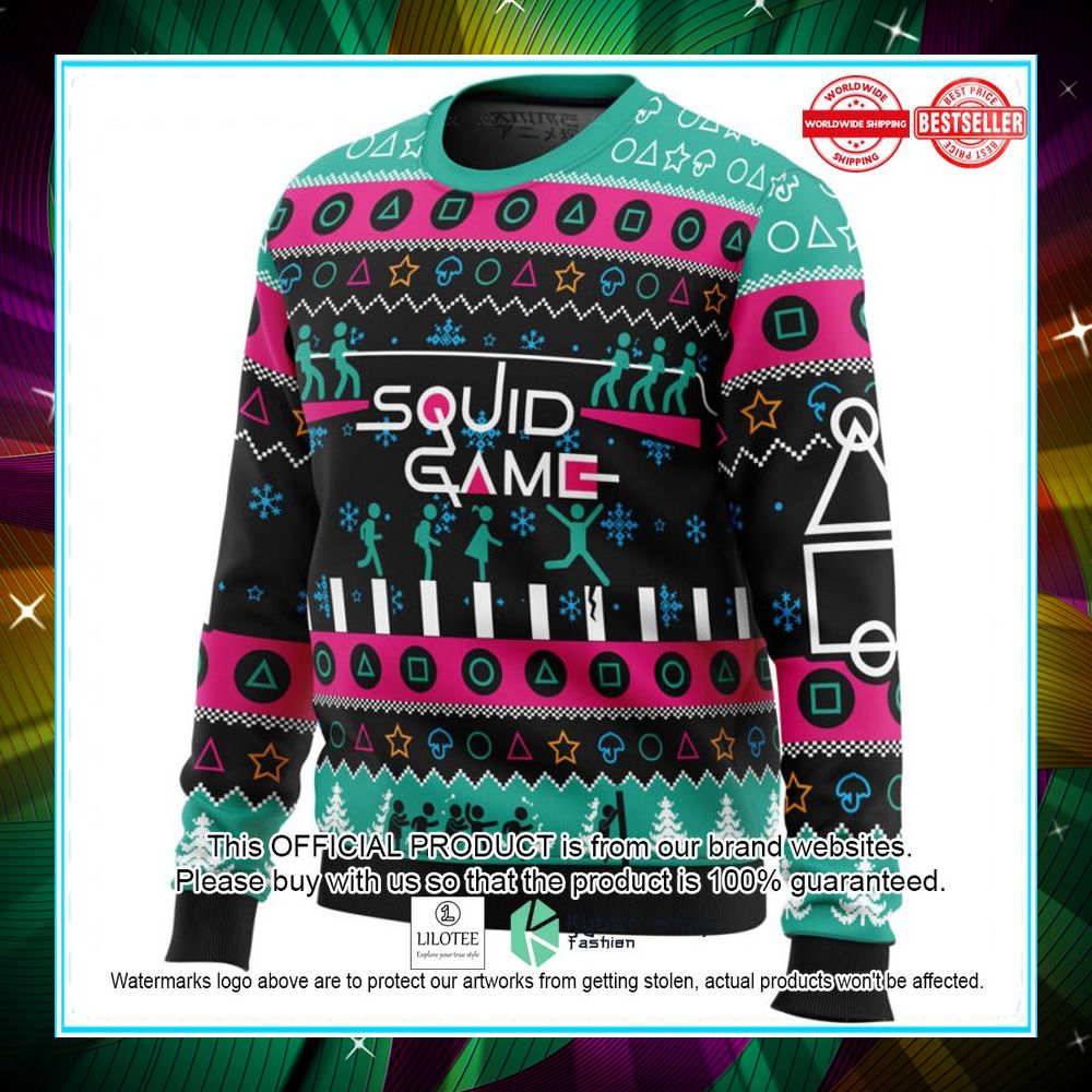 the game is on squid game sweater christmas 2 681