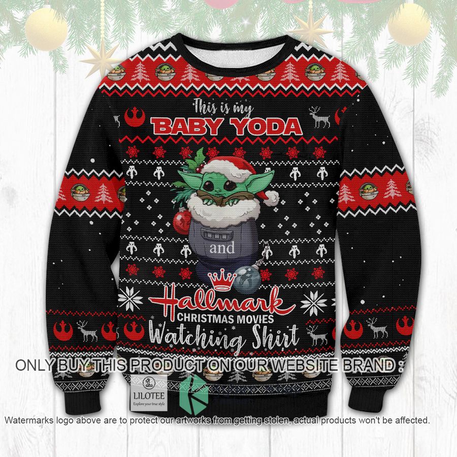 This is my Baby Yoda Christmas Sweater, Sweatshirt 8