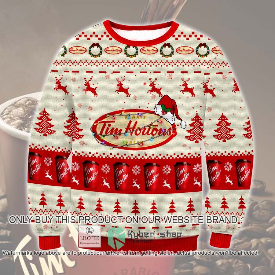 Tim Hortons Christmas Sweater, Sweatshirt 9