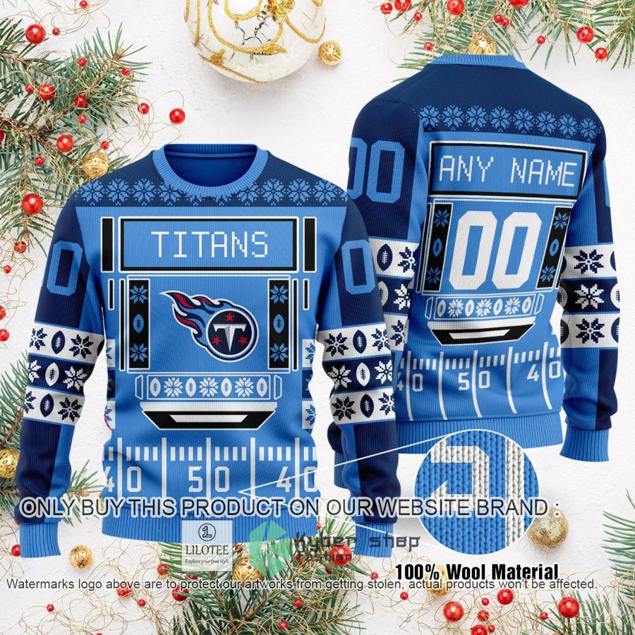Titans NFL Christmas Sweater, Sweatshirt 9