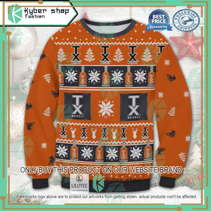 tx whiskeys ugly christmas sweater 1 56466