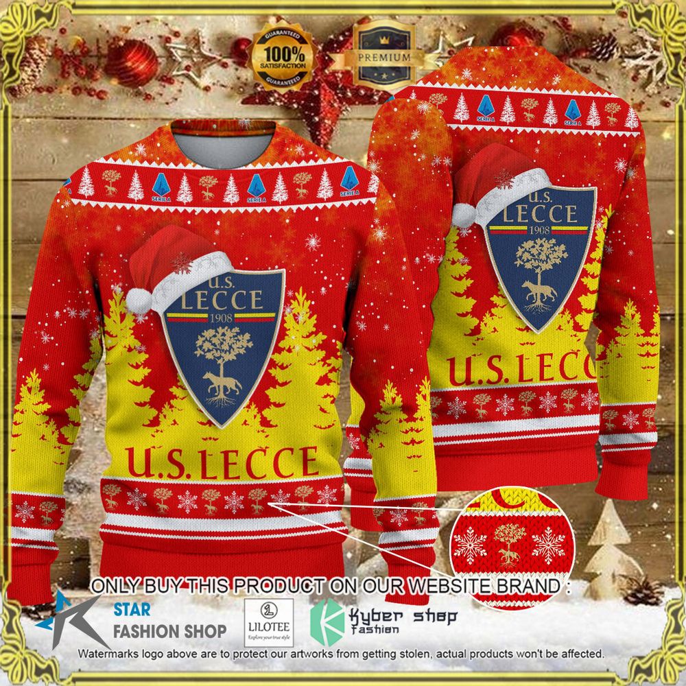 U.S. Lecce 1908 Christmas Sweater - LIMITED EDITION 7