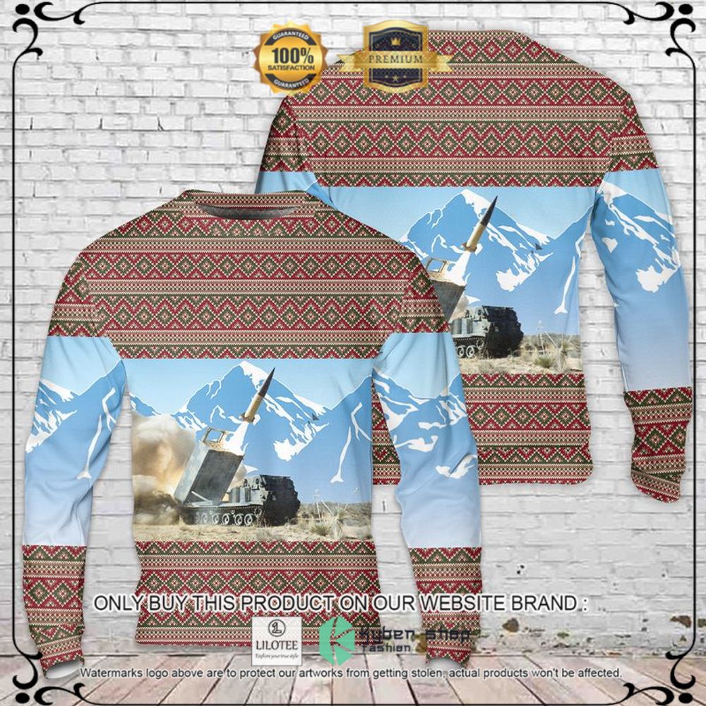 US Army M270 Mlrs Ugly Christmas Sweater - LIMITED EDITION 3