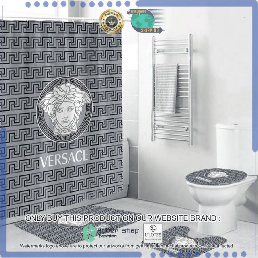 versace grey bathroom set 1 46850