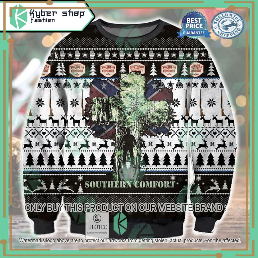 veteran southern comfort ugly christmas sweater 1 25500