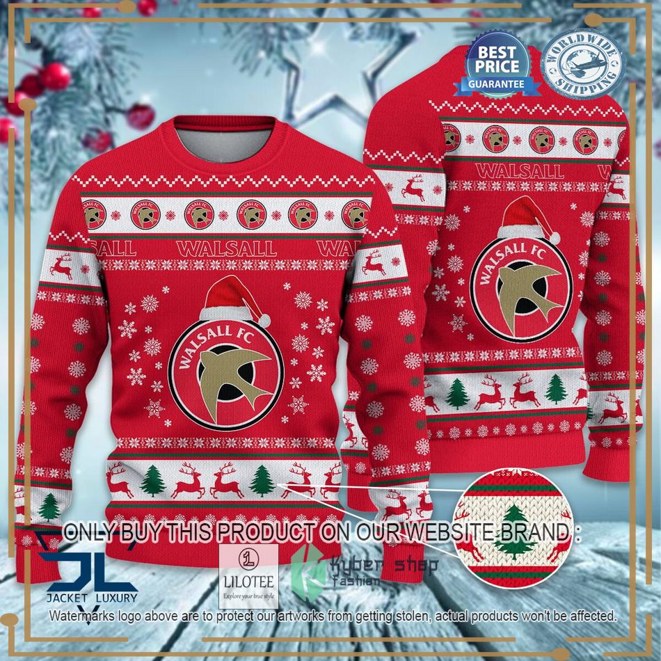 Walsall FC EFL Ugly Christmas Sweater - LIMITED EDITION 6
