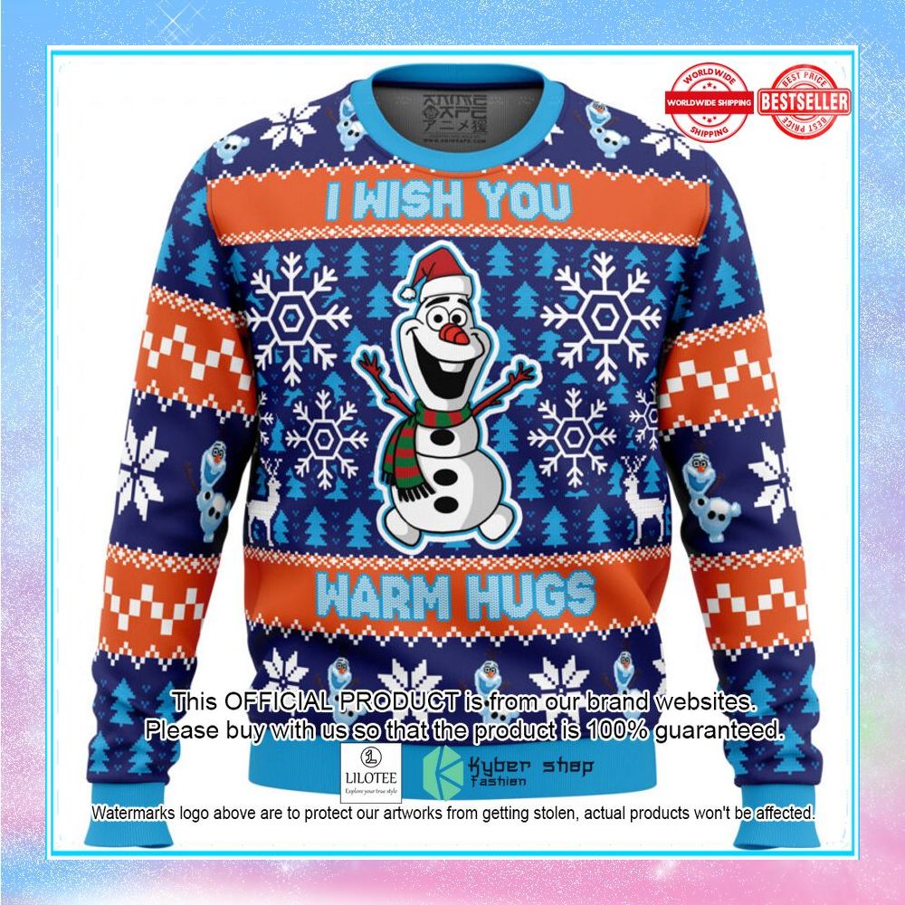 warm hugs frozen sweater christmas 1 910
