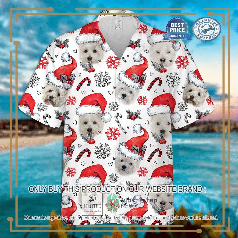 West Highland White Terrier Christmas Hawaiian Shirt 4